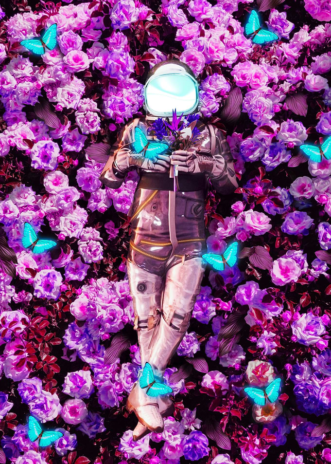 Relaxing Astronaut