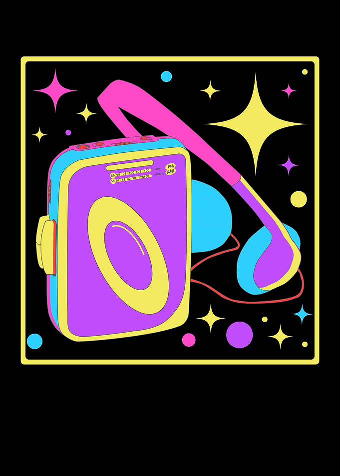 Cassette Tape Music Lover
