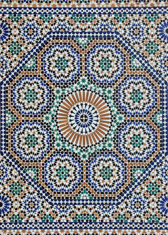 Artistic Fountain Tiles