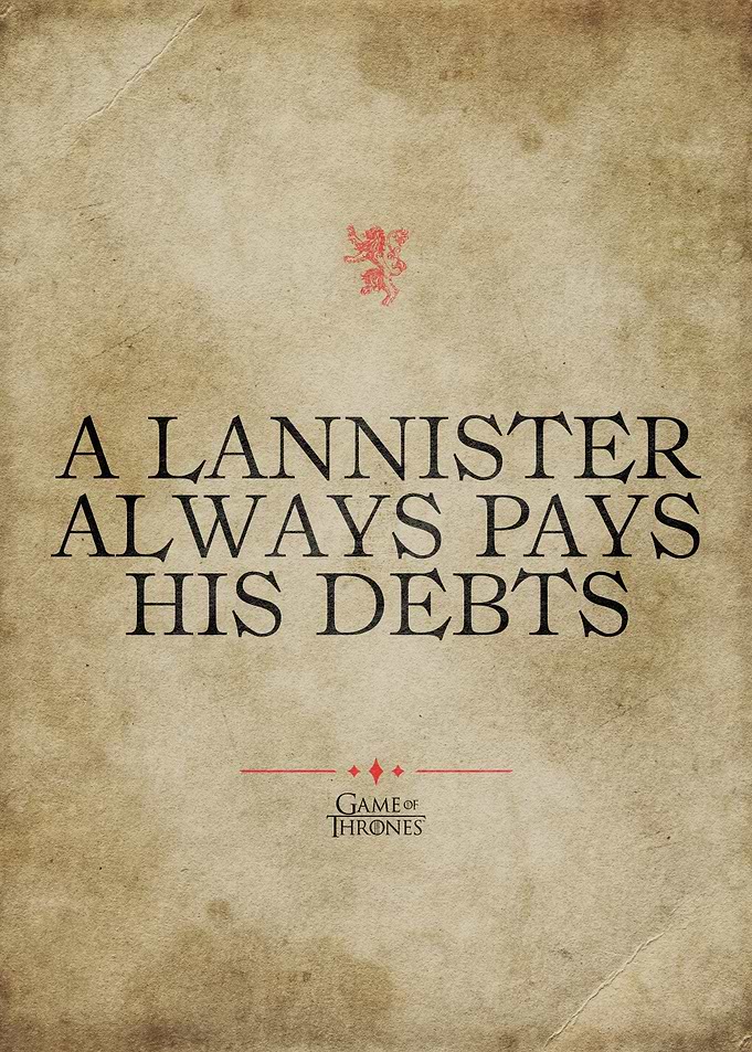 Lannister Always Pays...