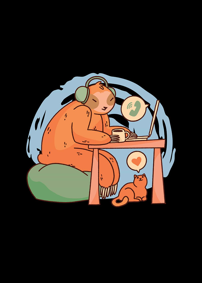 Sloth home office