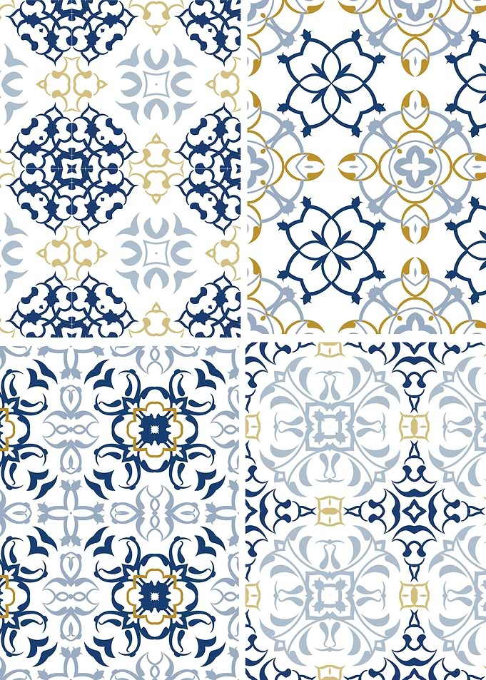 Mediterranean Blue Tile 89
