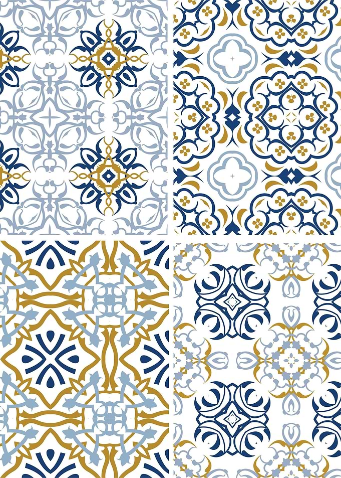 Mediterranean Blue Tile 86
