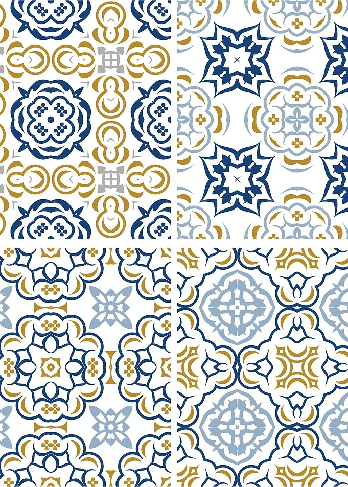 Mediterranean Blue Tile 87