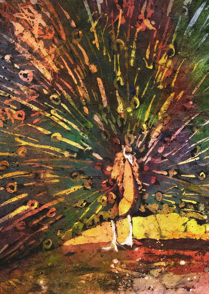 Peacock Artwork Painting
