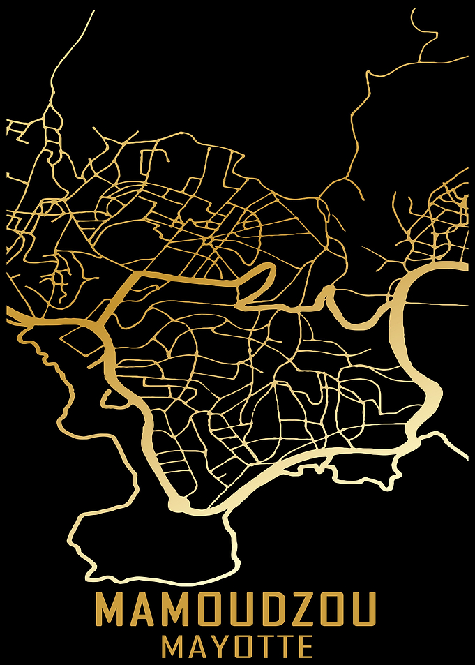 Mamoudzou Mayotte City Map
