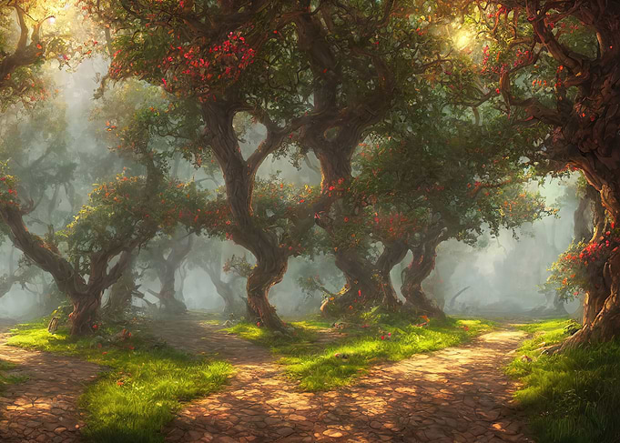 Wild forest