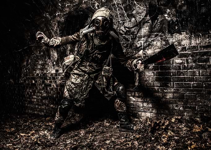Post apocalyptic warrior