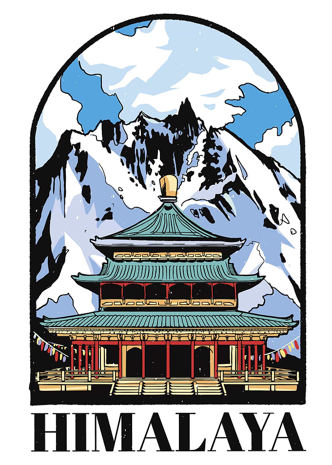 Himalaya Temple Mountains