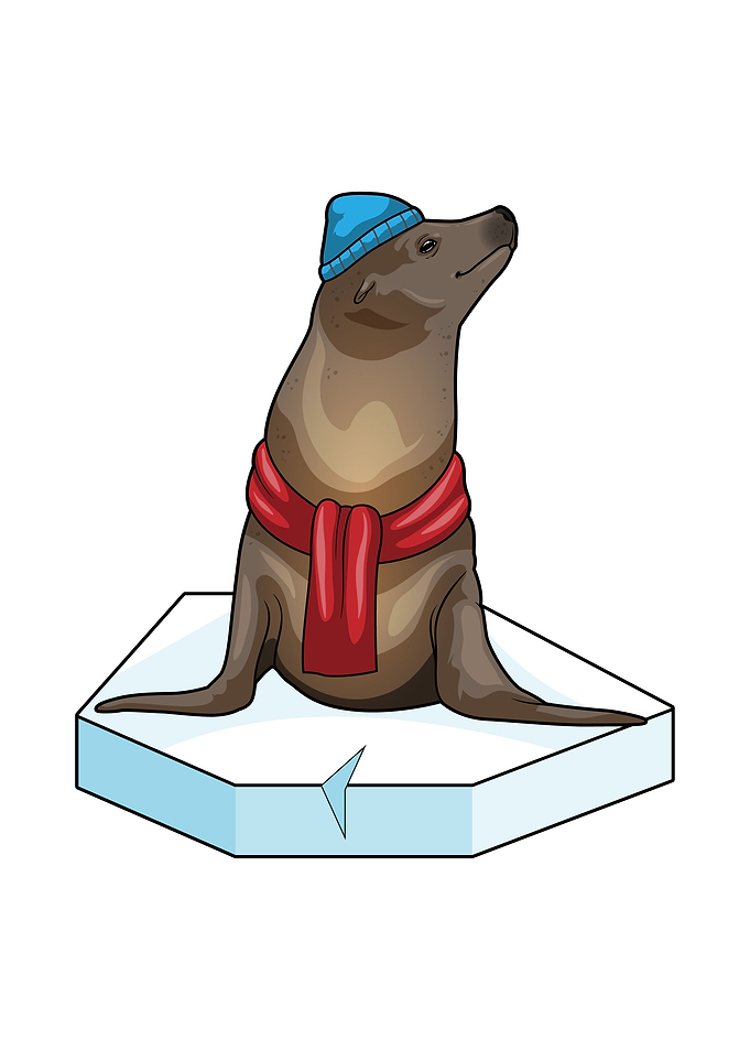 Seal Ice floe Beanie