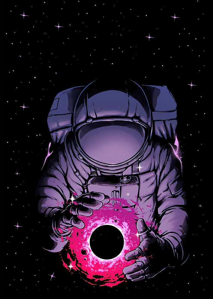 Astronaut Holding Planet