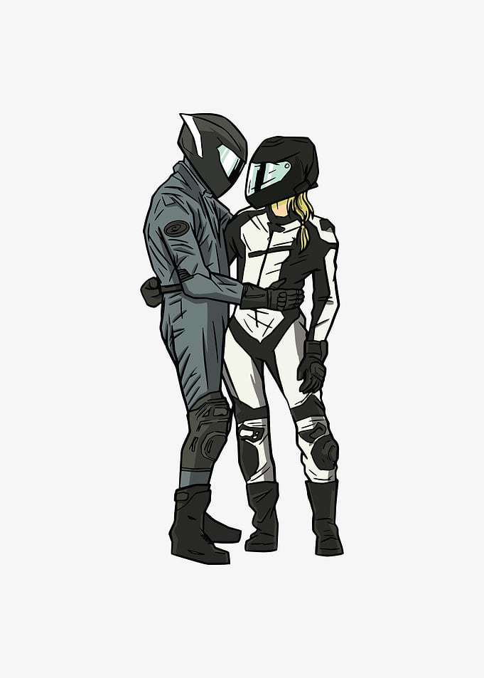 Love Biker Couple