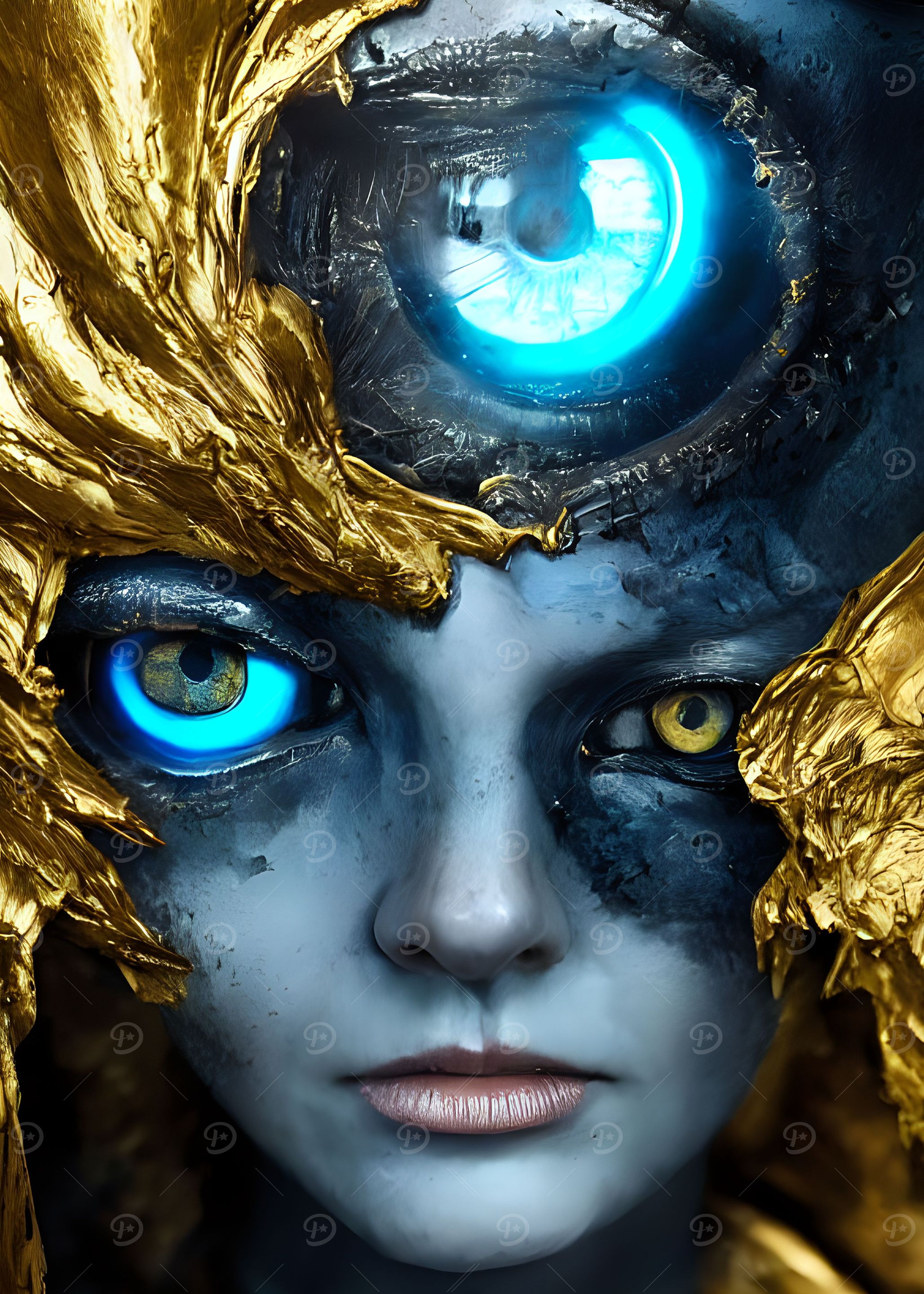 The third eye of the devil