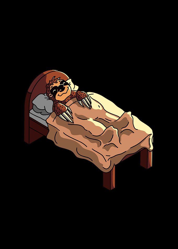 Sleeping sloth