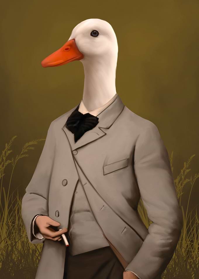 duck old vintage