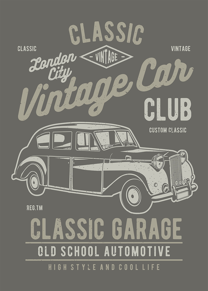 Vintage london car
