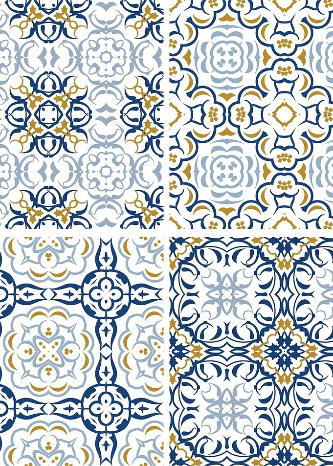 Mediterranean Blue Tile 83