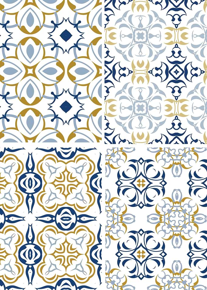 Mediterranean Blue Tile 82