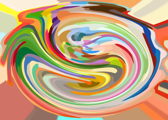 Abstract Alien Art Cute35