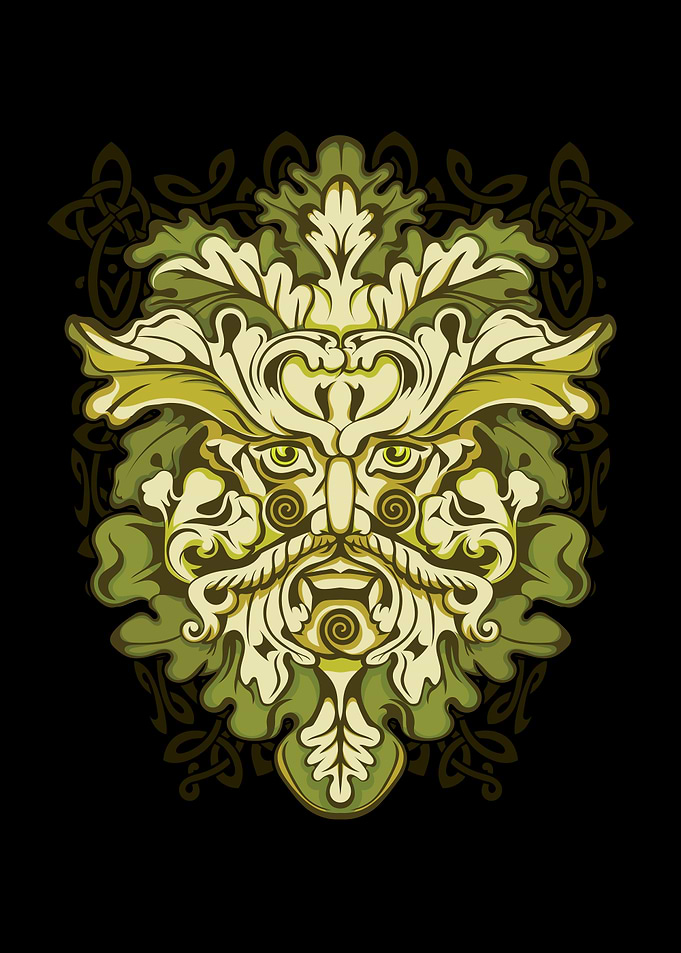 Pagan Green Man Celtic
