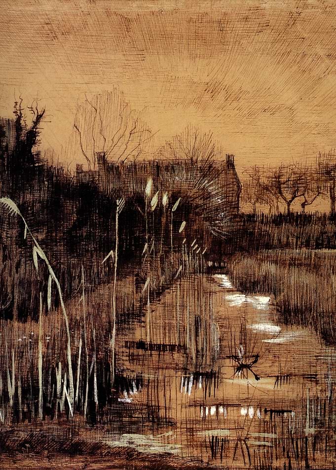 ditch1884 by Van Gogh