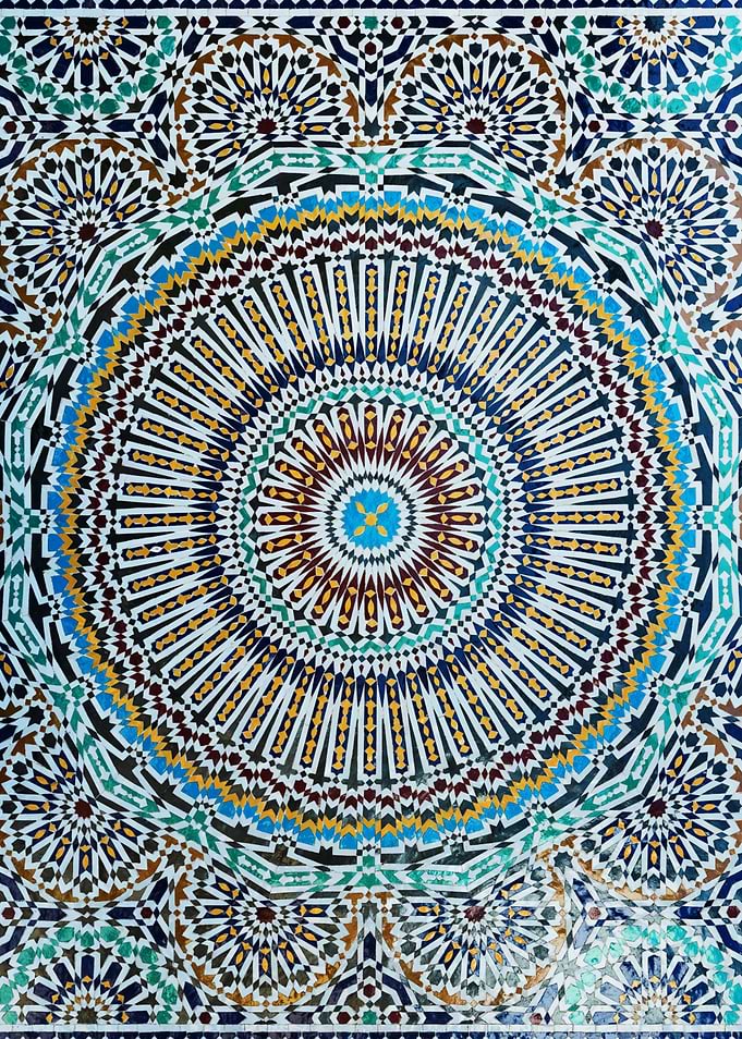 Blue Tiles Fountain