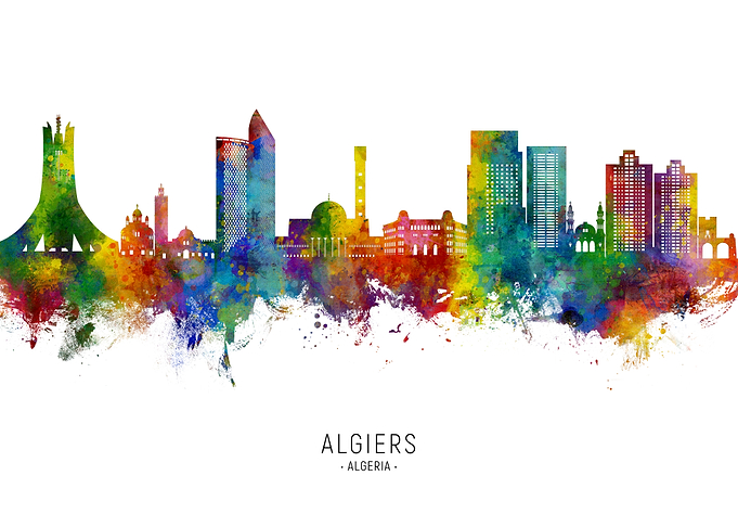 Algiers Skyline Algeria