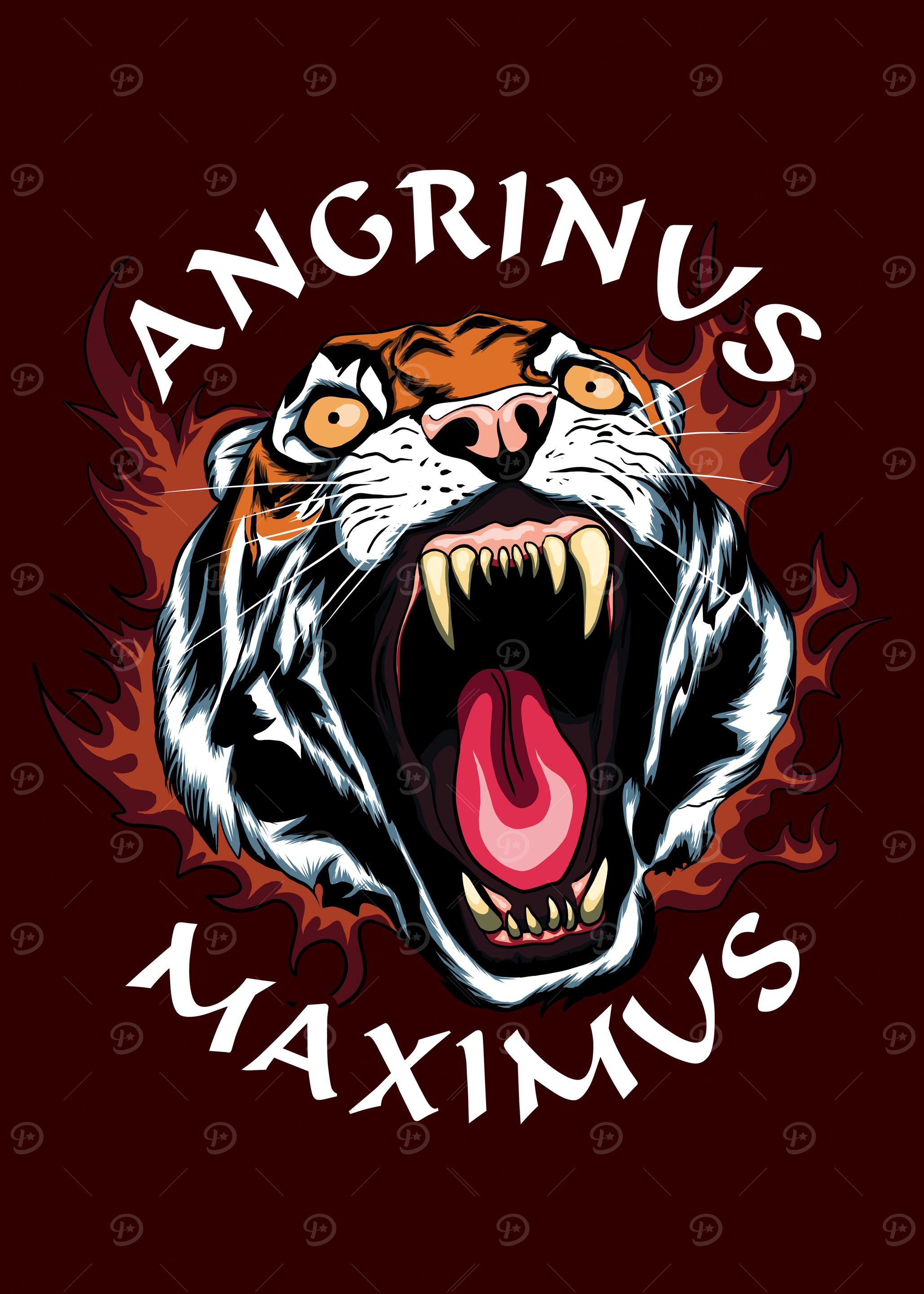 Roaring Tiger Face