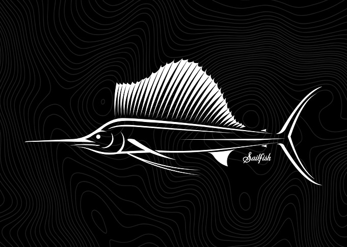 Sailfish Lineart