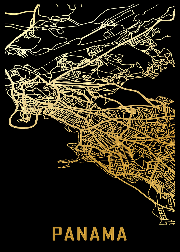Panama City Map