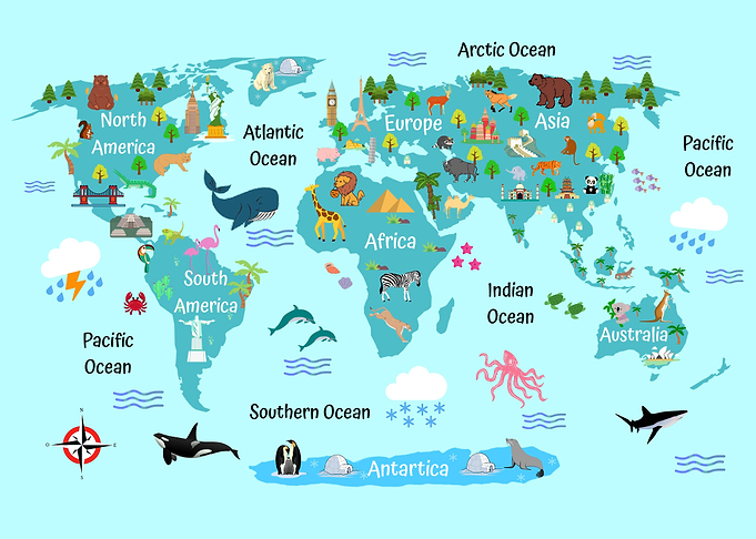 Kids World Map
