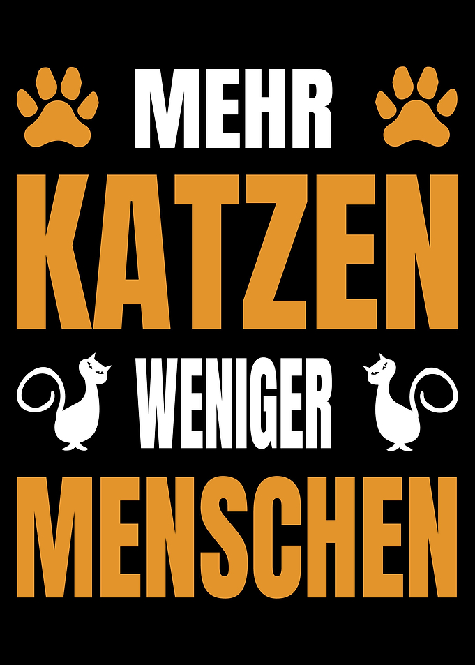 Katzenspruch Mehr Katzen