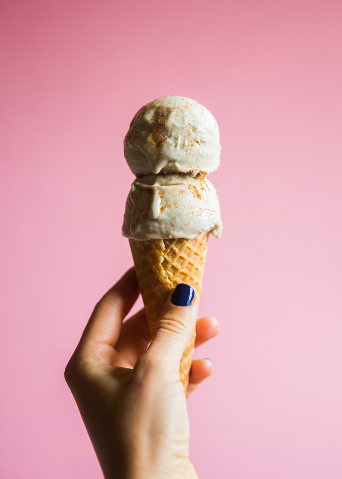 Cone double scoop