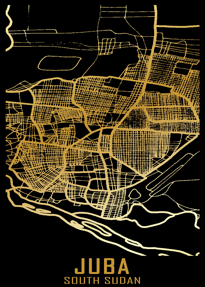 Juba South Sudan City Map