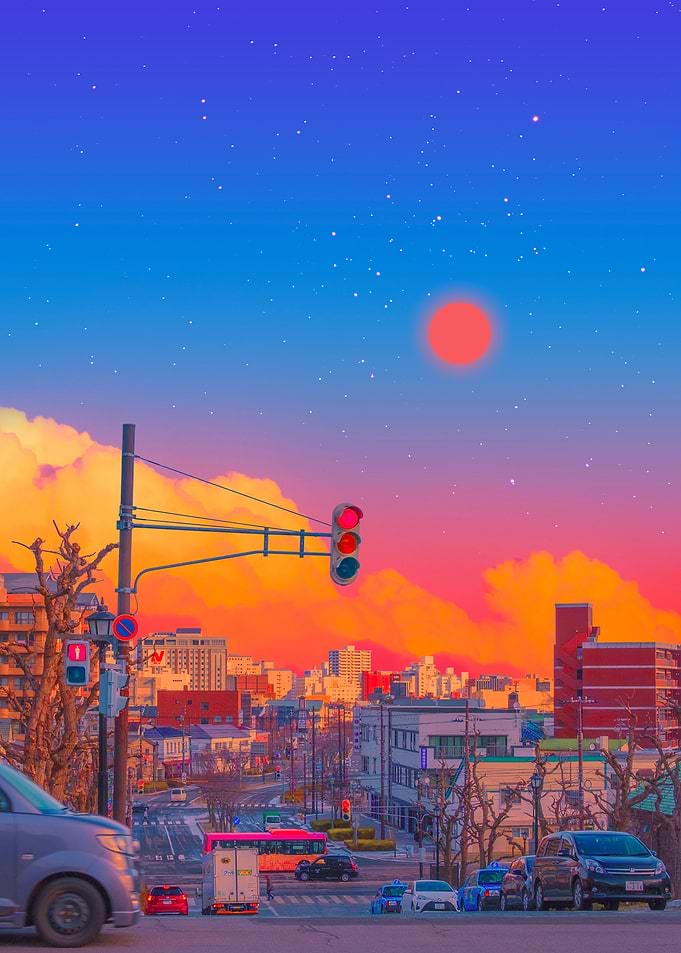 Fire Sunset 1
