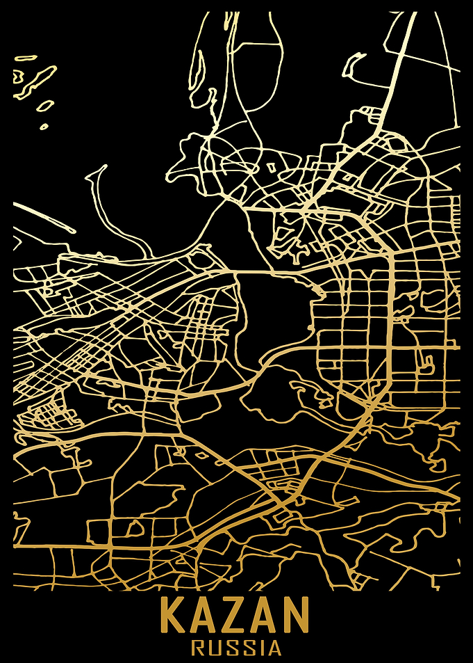 Kazan Russia City Map
