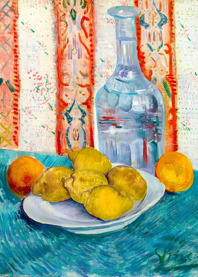 Carafe and Dish Fruit