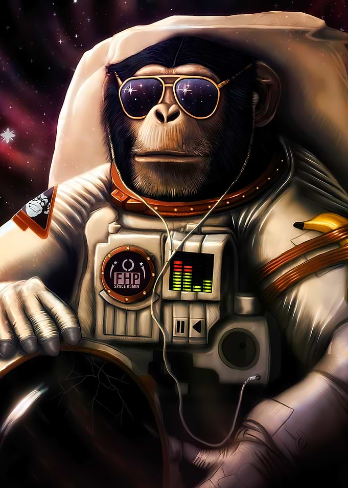 First Ape Astronaut
