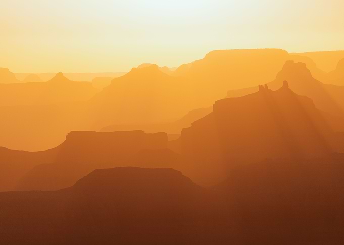 Golden hour Grand Canyon