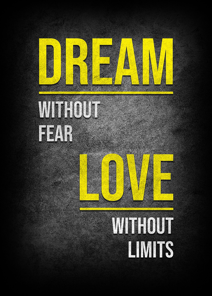 Hope typography poster