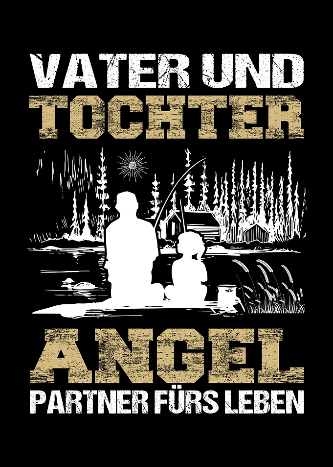 Vater und Tochter Angel