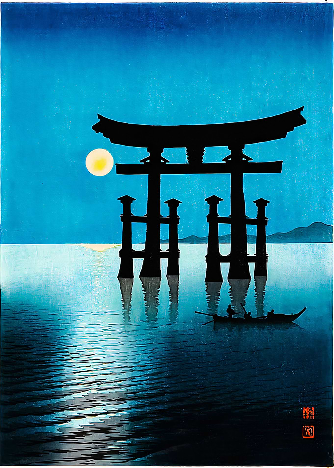 Japanese water shrine