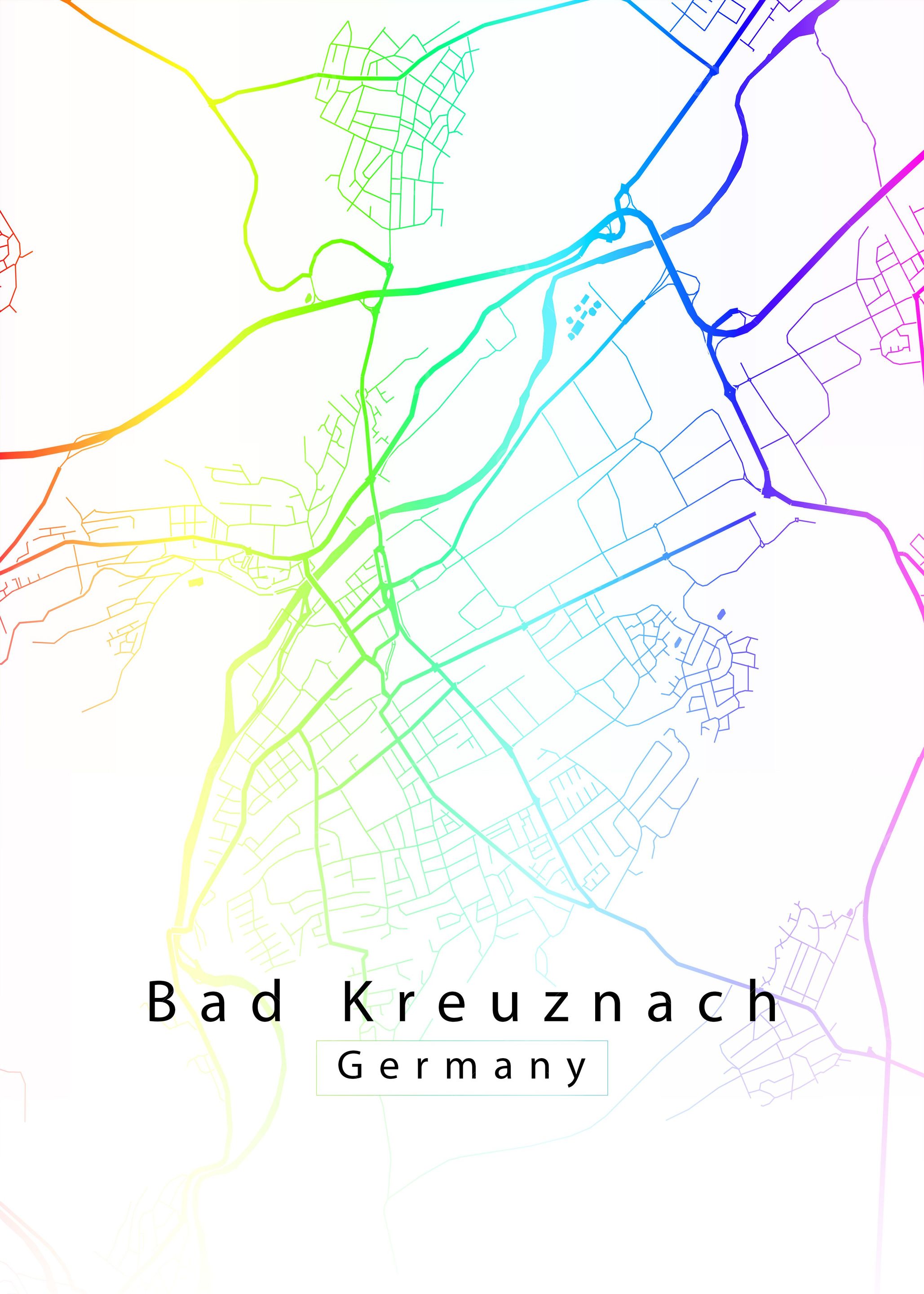 Bad Kreuznach City Map