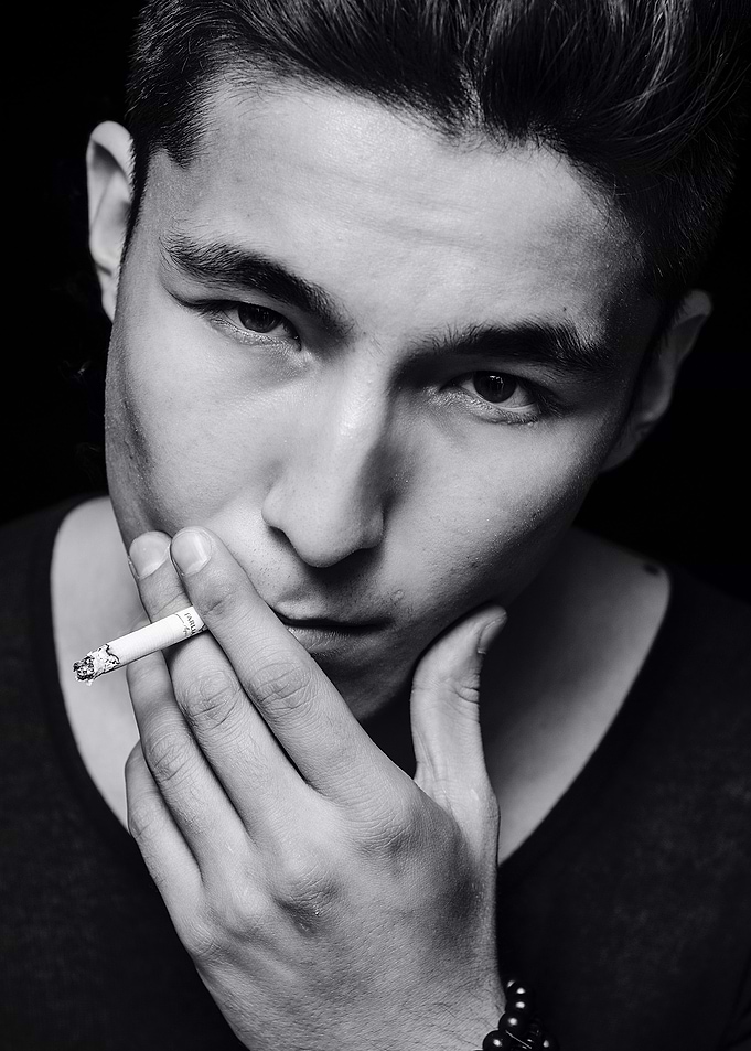 Man smoke