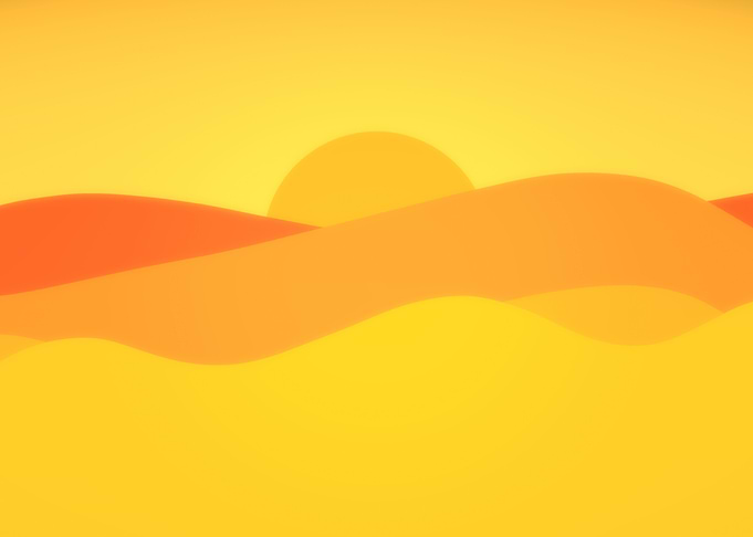 Desert dunes sunset sun ba