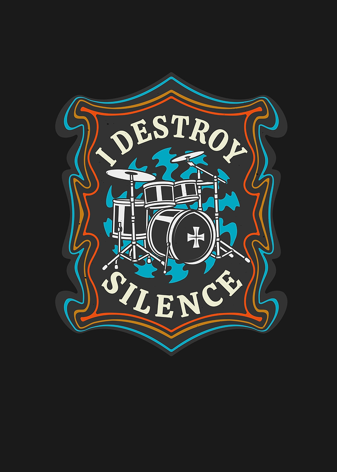 Drummer Band Drums Retro
