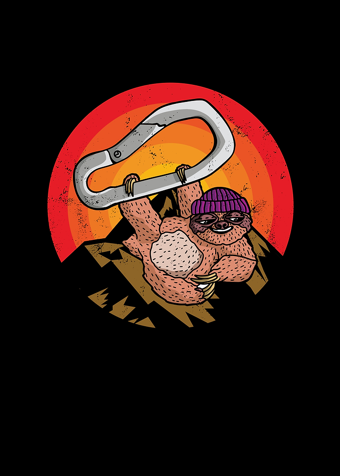 Funny Climbing Sloth