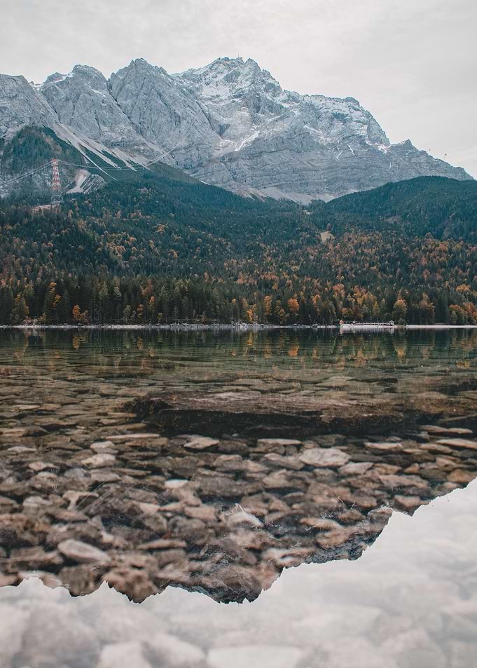 Snow Cap Mountain Range