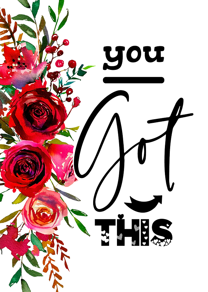 You got this