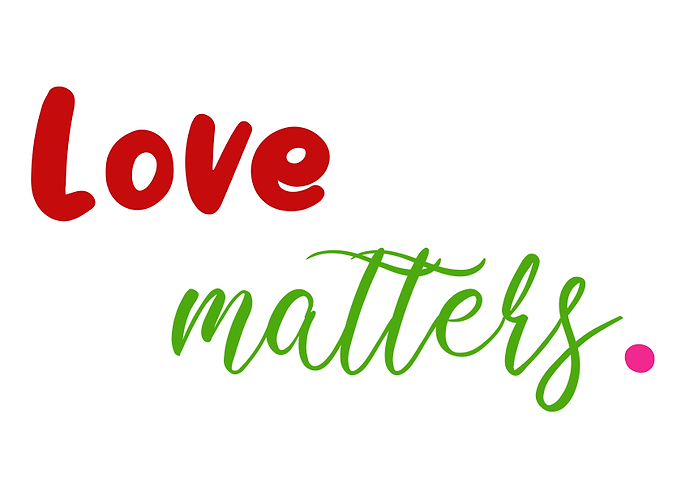 Love matters message cute